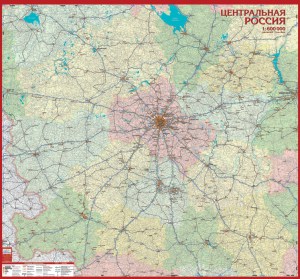 Карты России Центральный регион