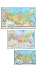 Карты России на английском языке