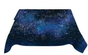 Скатерть  -Звёздное небо  120х145 (Сатен)