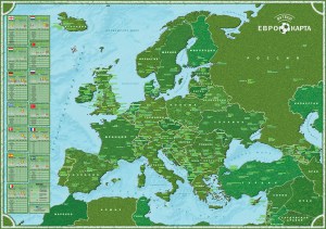 Футбольная карта Европы