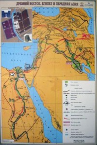 Карта Древний Восток. Египет и Передняя Азия.