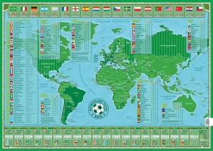 футбольная карта Мира