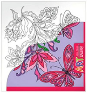 Раскраска( основа для творчества)-Бабочки