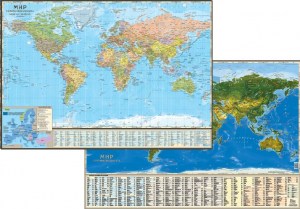Мир политическая карта-мир спутниковая карта