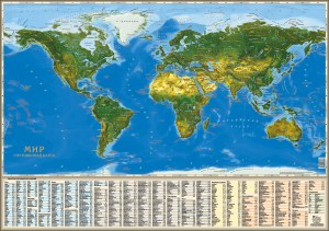 Мир политическая карта-мир спутниковая карта